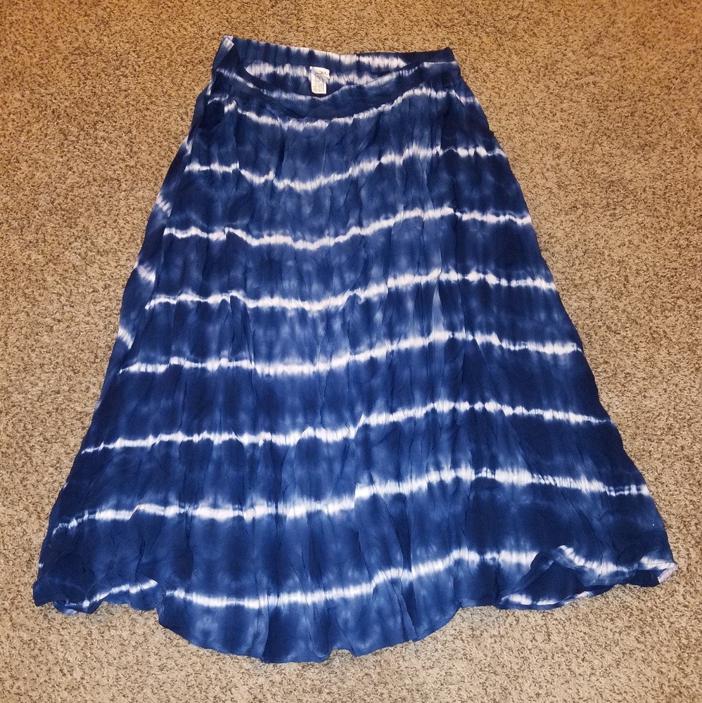 NWOT Merona tie dye maxi skirt
